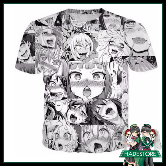 Polera Ahegao Importada