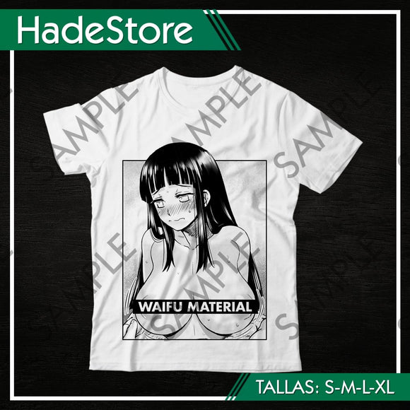 Polera Blanca Personalizada - Modelo Ahegao 14