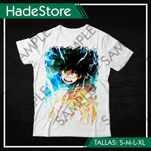 Polera Blanca Personalizada - Boku no Hero Academia 06