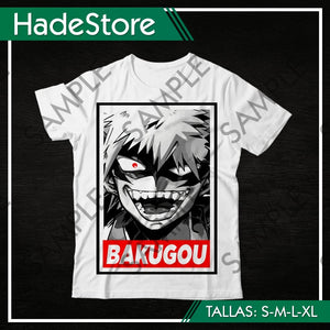 Polera Blanca Personalizada - Boku no Hero Academia 09