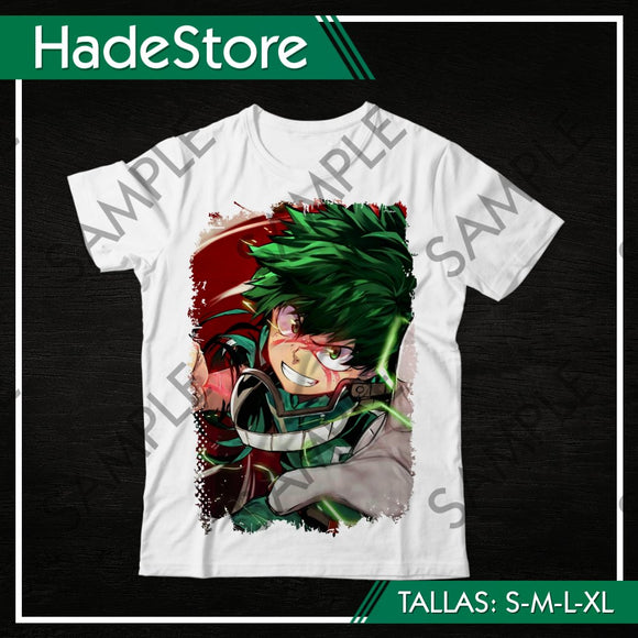 Polera Blanca Personalizada - Boku no Hero Academia 24