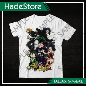 Polera Blanca Personalizada - Boku no Hero Academia 28