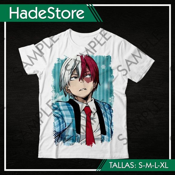 Polera Blanca Personalizada - Boku no Hero Academia 32