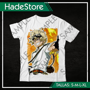 Polera Blanca Personalizada - Boku no Hero Academia 34