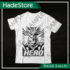 Polera Blanca Personalizada - Boku no Hero Academia 40