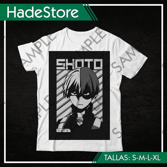 Polera Blanca Personalizada - Boku no Hero Academia 41