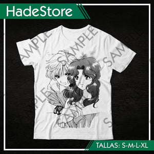 Polera Blanca Personalizada - Sailor Moon 06