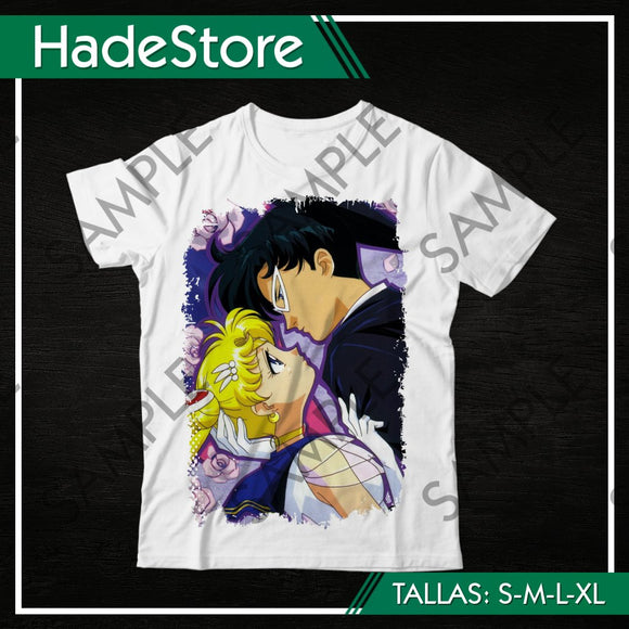 Polera Blanca Personalizada - Sailor Moon 14